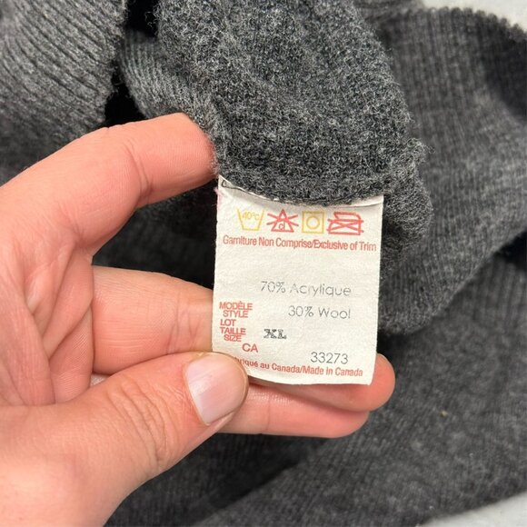 Vintage Gran Sasso Wool Blend Knit Sweater Made in Canada XL - Picture 7 of 7